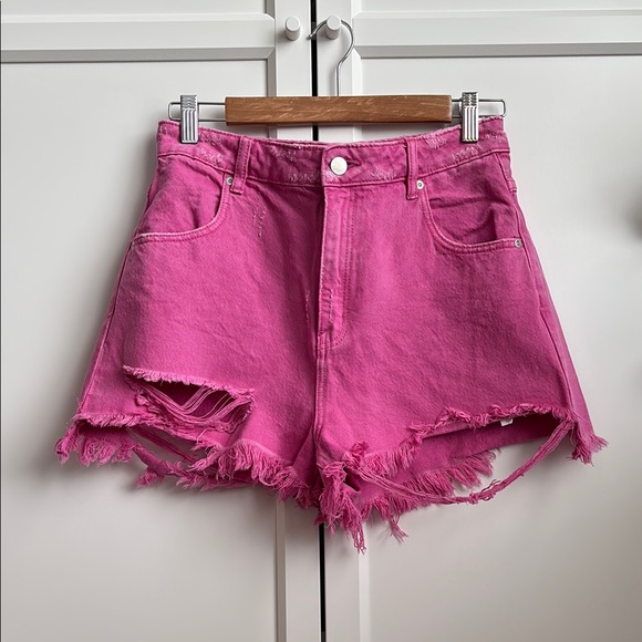 Free People / Rolla’s Dusters Cut Off Shorts, Layla Magenta, 28 - Picture 4 of 6